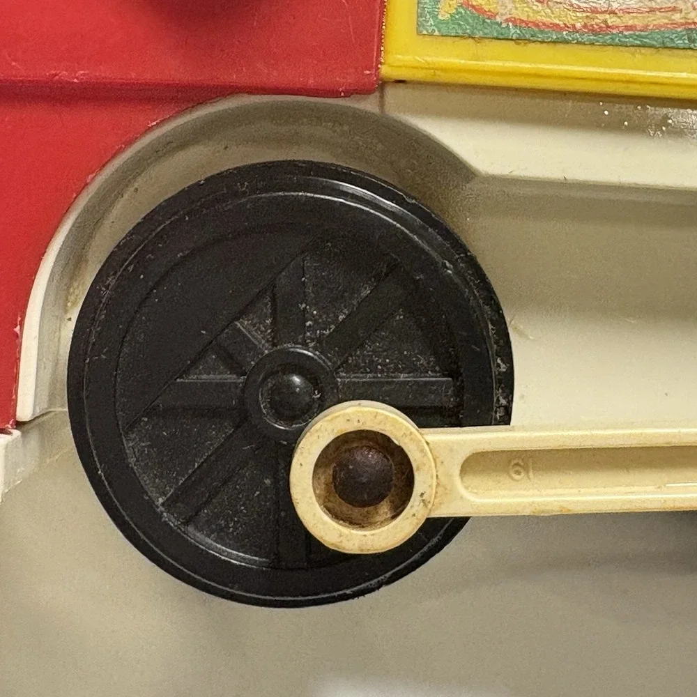 Vintage 1973 Fisher Price‎ Little People Circus Train Engine #991 Whistle Works